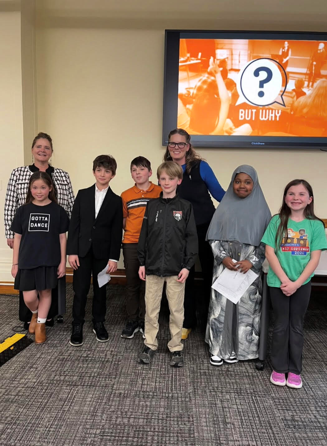 Recording the But Why Podcast at A Press Conference for Kids